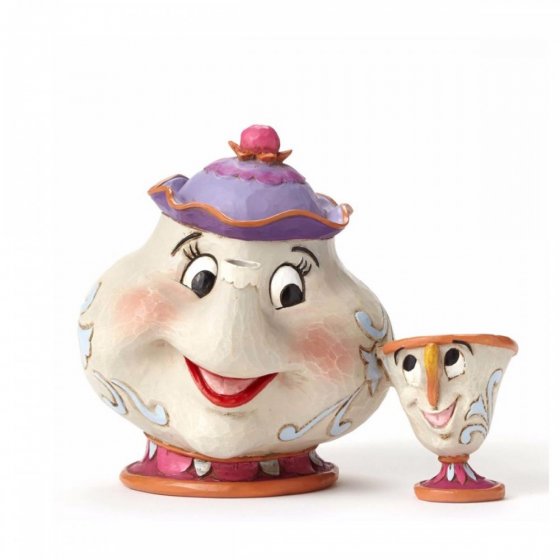Figura La Bella y La Bestia Taza Disney