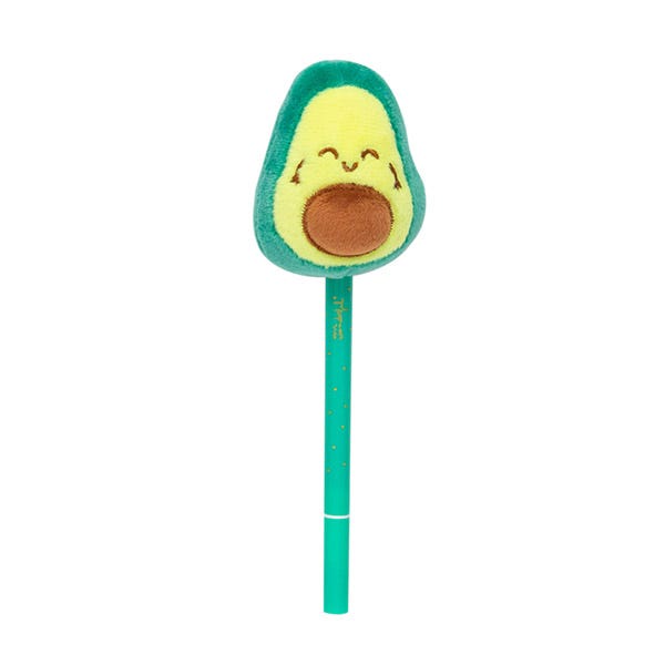 BOLÍGRAFO CON PELUCHE AGUACATE