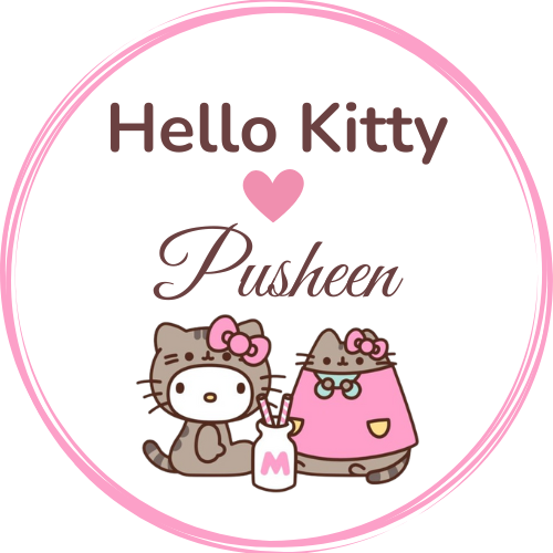 Pusheen y Hello Kitty