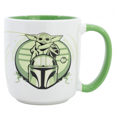 TAZA CERÁMICA ELITE 380 ML GROGU MANDALORIAN
