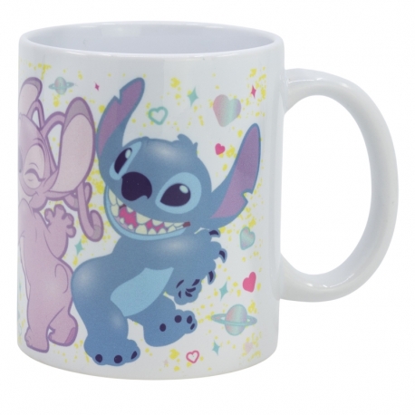 TAZA CERAMICA 325 ML STITCH SHAKEIT