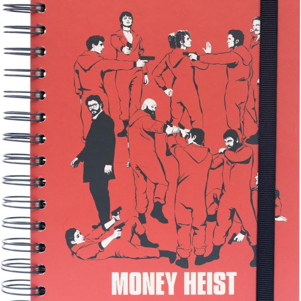 CUADERNO DE NOTAS LA CASA DE PAPEL A5