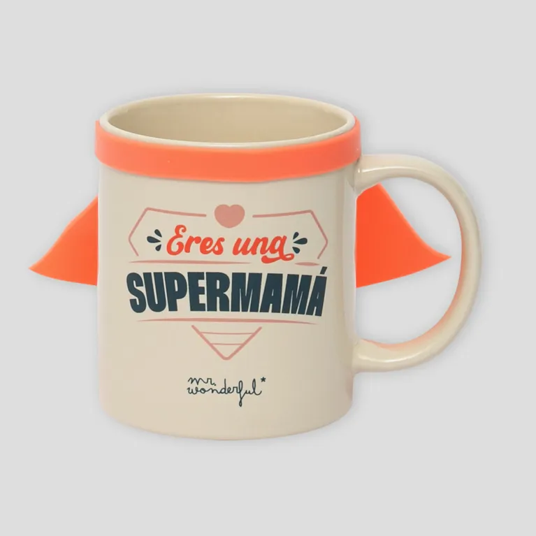 TAZA PARA MAMAS - ERES UNA SUPERMAMÁ