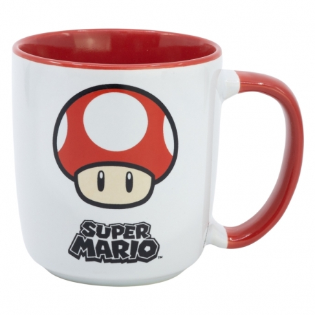 TAZA CERÁMICA ELITE 380 ML DE SUPER MARIO