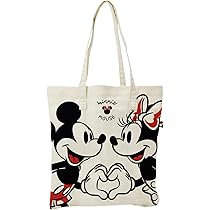 BOLSA DE ALGODÓN MICKEY Y MINNIE MOUSE