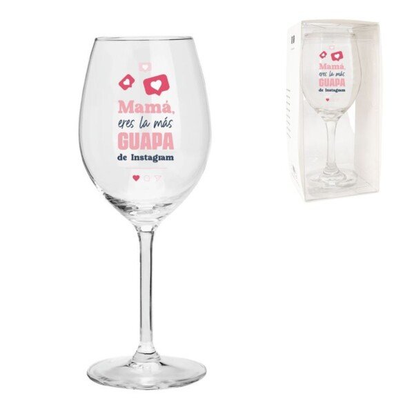 COPA DE VINO MAMÁ INSTAGRAM