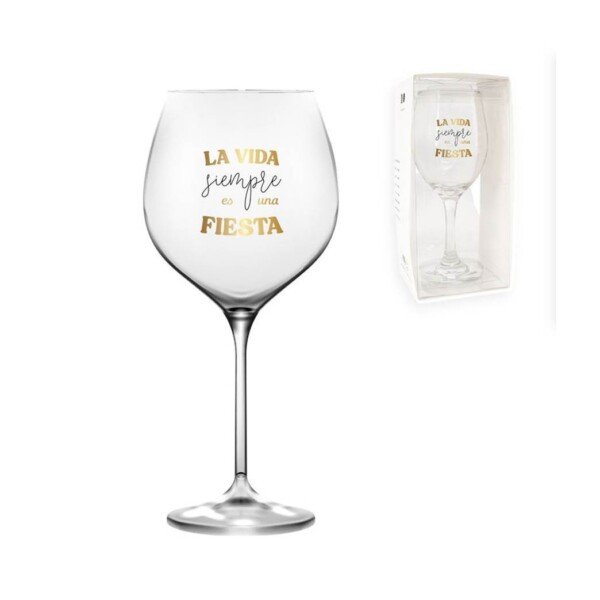 COPA DE VINO PARA LAS FIESTAS