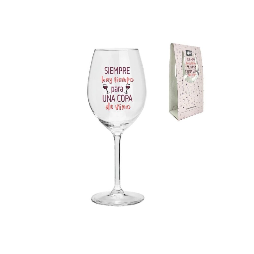 COPA DE VINO PARA LA QUE SIEMPRE HAY TIEMPO
