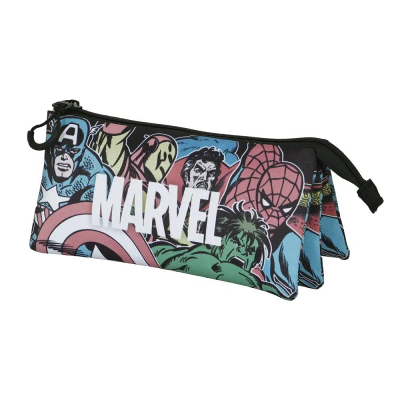 ESTUCHE MARVEL 3 COMPARTIMENTOS