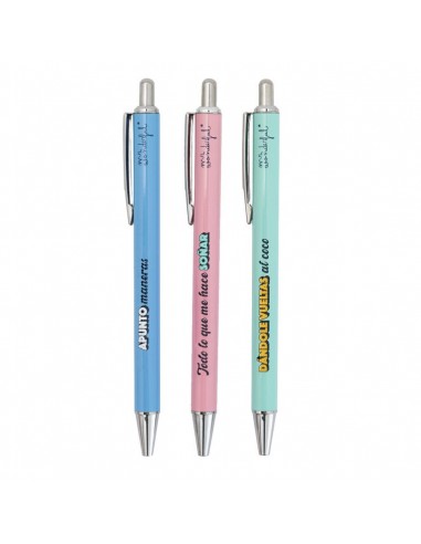 SET DE 3 BOLÍGRAFOS PARA APUNTAR ALTO Y CUMPLIR SUEÑOS
