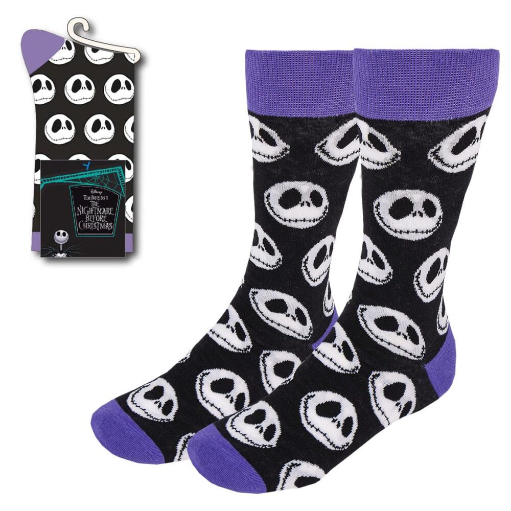 1 PAR DE CALCETINES DE NIGHTMARE BEFORE CHRISTMAS