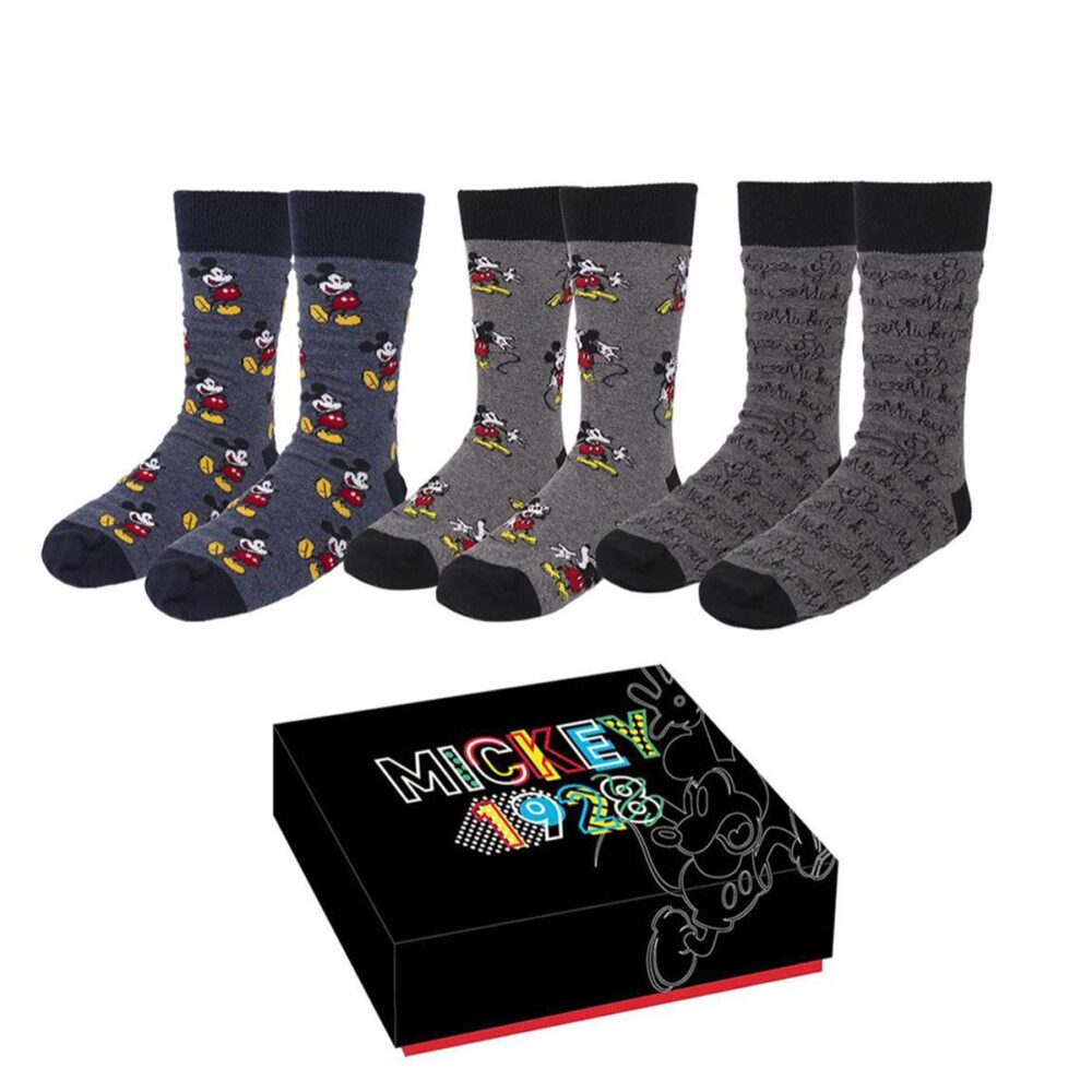 CAJA DE 3 PARES DE CALCETINES MICKEY TALLA (35 - 41)