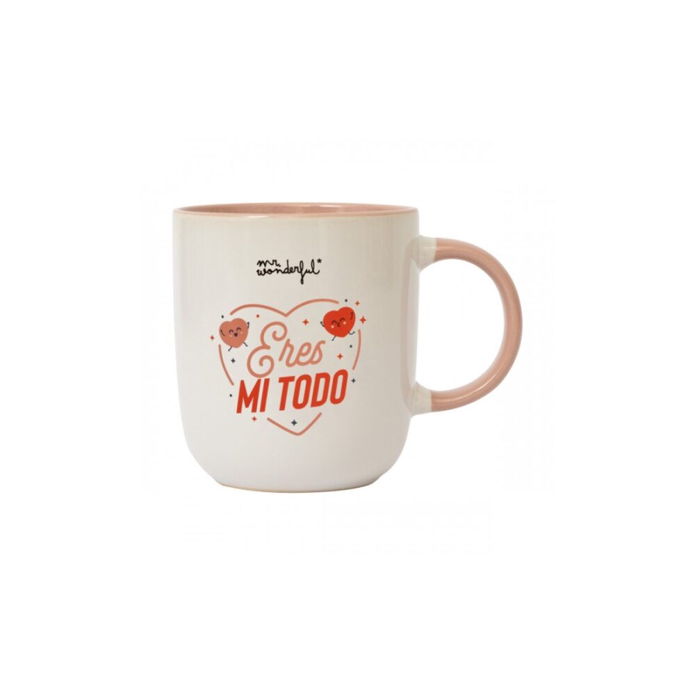 TAZA CON MENSAJE DE AMOR - ERES MI TODO