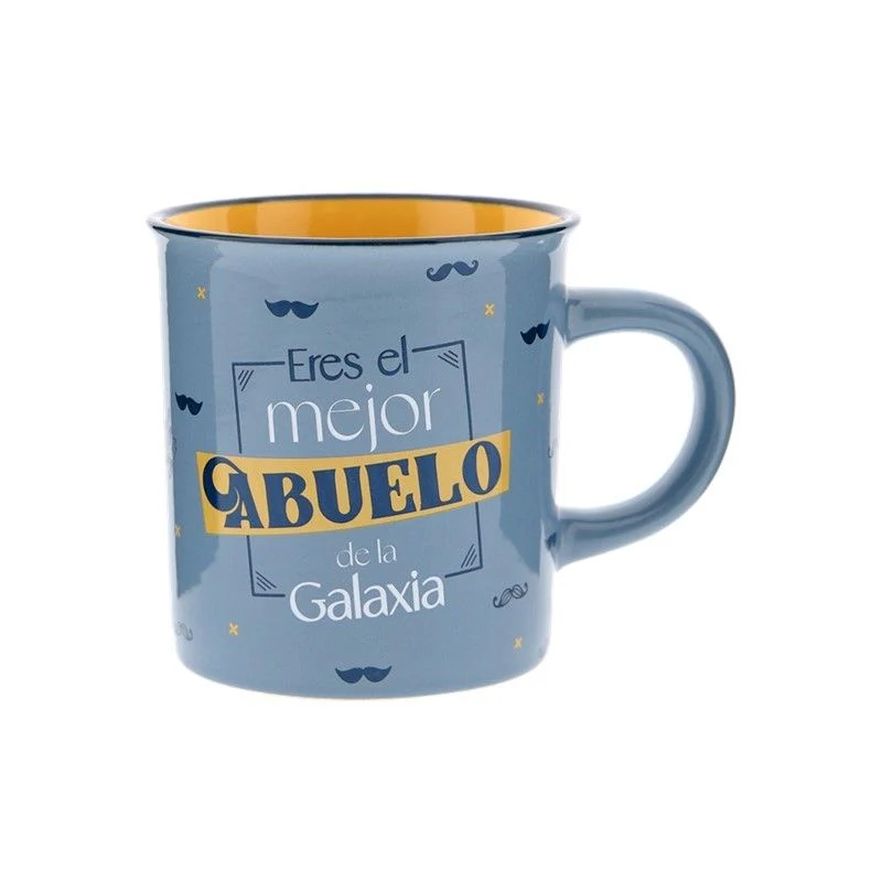 TAZA PARA EL ABUELO CON MENSAJE - ERES EL MEJOR ABUELO DE LA GALAXIA