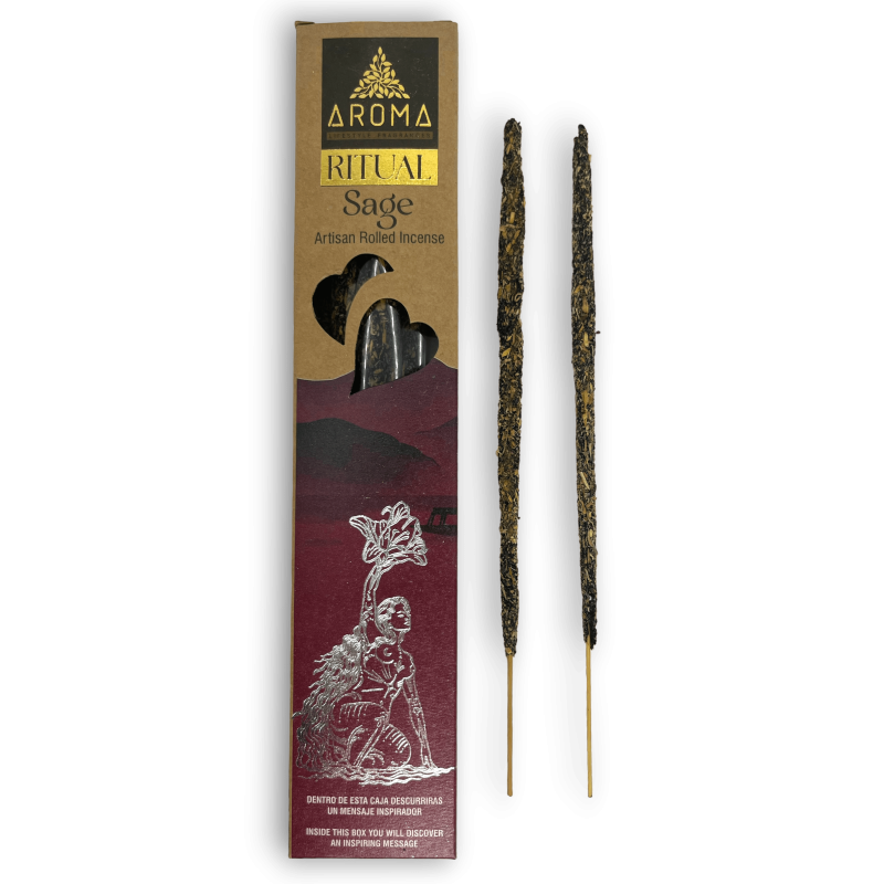 INCIENSO AROMA RITUAL DE SAGE (SALVIA)
