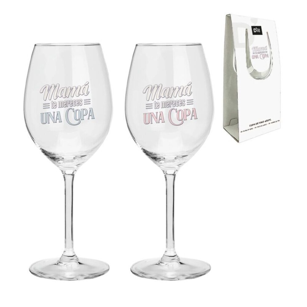COPA DE VINO DIA DE LA MADRE