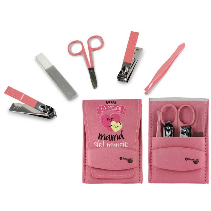 SET DE MANICURA PARA MAMÁ CON MENSAJE - ERES LA MEJOR MAMÁ DEL MUNDO