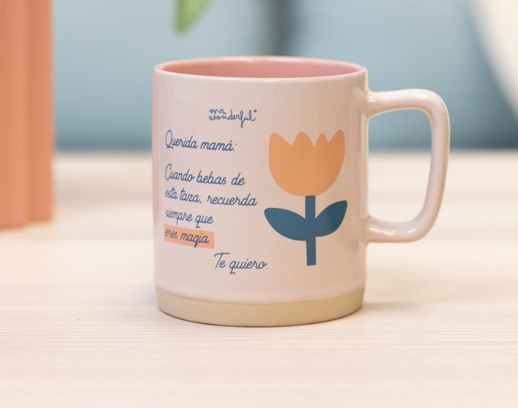 TAZA PARA MAMÁ CON MENSAJE EMOTIVO, DEDICATORIA PARA MAMÁ
