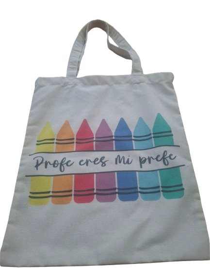 BOLSO DE TELA PARA LOS PROFESORES