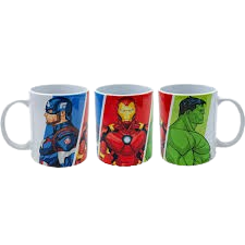 Taza de Cerámica Hulk, Capitán América y Iron Man - MARVEL