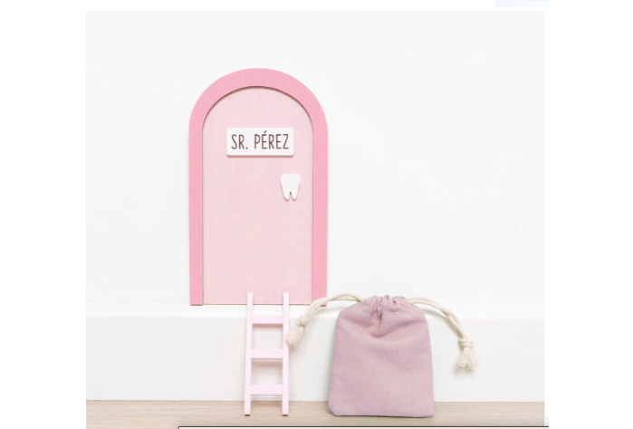 PUERTA RATONCITO PÉREZ - COLOR ROSA