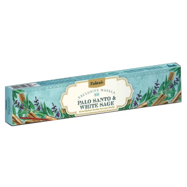 INCIENSO PALO SANTO Y SALVIA BLANCA - TULASI