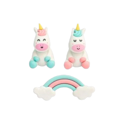 SET DE 3 GOMAS DE BORRAR UNICORNIO - Imagen 2