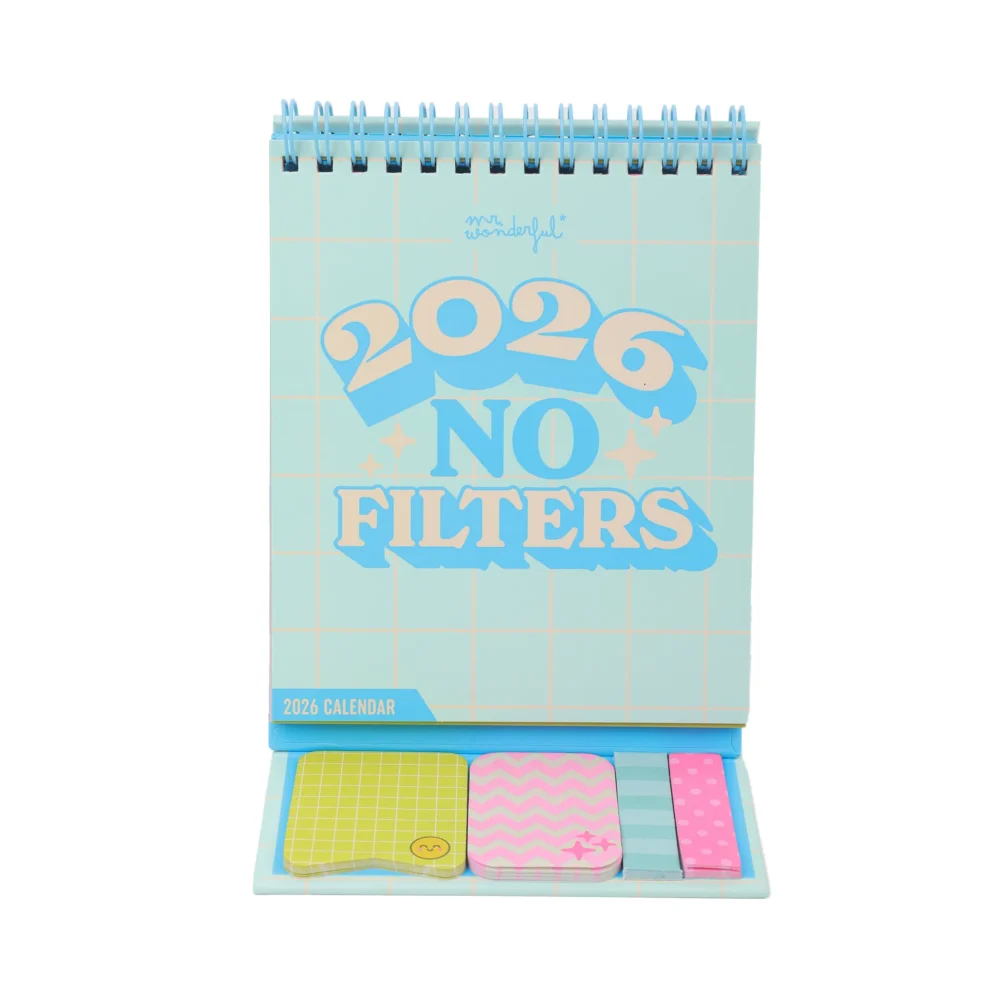 CALENDARIO DE SOBREMESA PEQUEÑO 2026 - NO FILTERS
