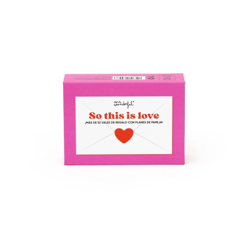 VALES POR... PARA PAREJAS ( VALES DE REGALO) - SO THIS IS LOVE