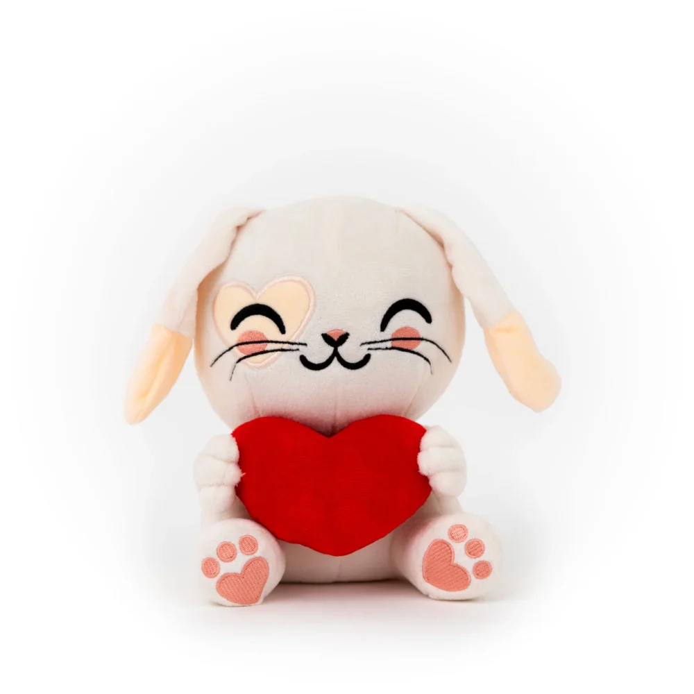 PELUCHE DE CONEJITO CON CORAZÓN