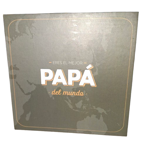 SET DE VINO PARA PAPÁ - ERES EL MEJOR PAPÁ DEL MUNDO