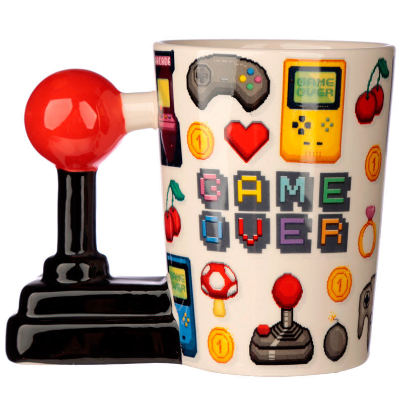 TAZA 3D JOYSTICK PIXEL GAMER - GAME OVER - Imagen 2