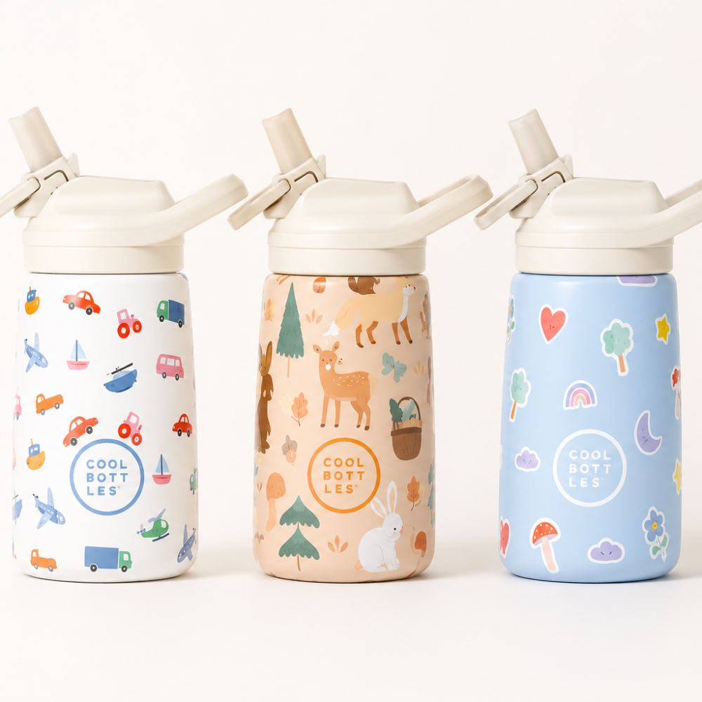 BOTELLAS PARA BEBÉS KIDDIES 350 ML COOL BOTTLE (VARIOS MODELOS)