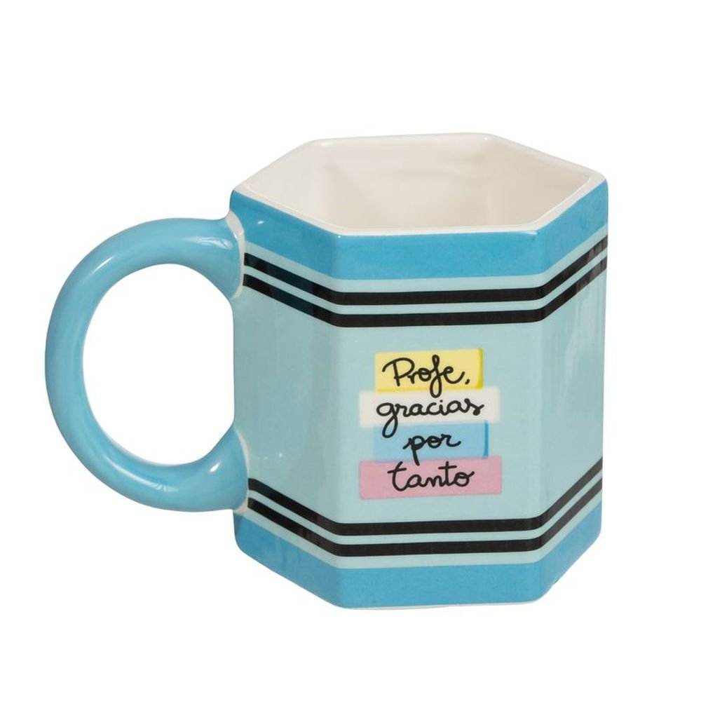 TAZA PARA PROFES CON MENSAJE - PROFE, GRACIAS POR TANTO