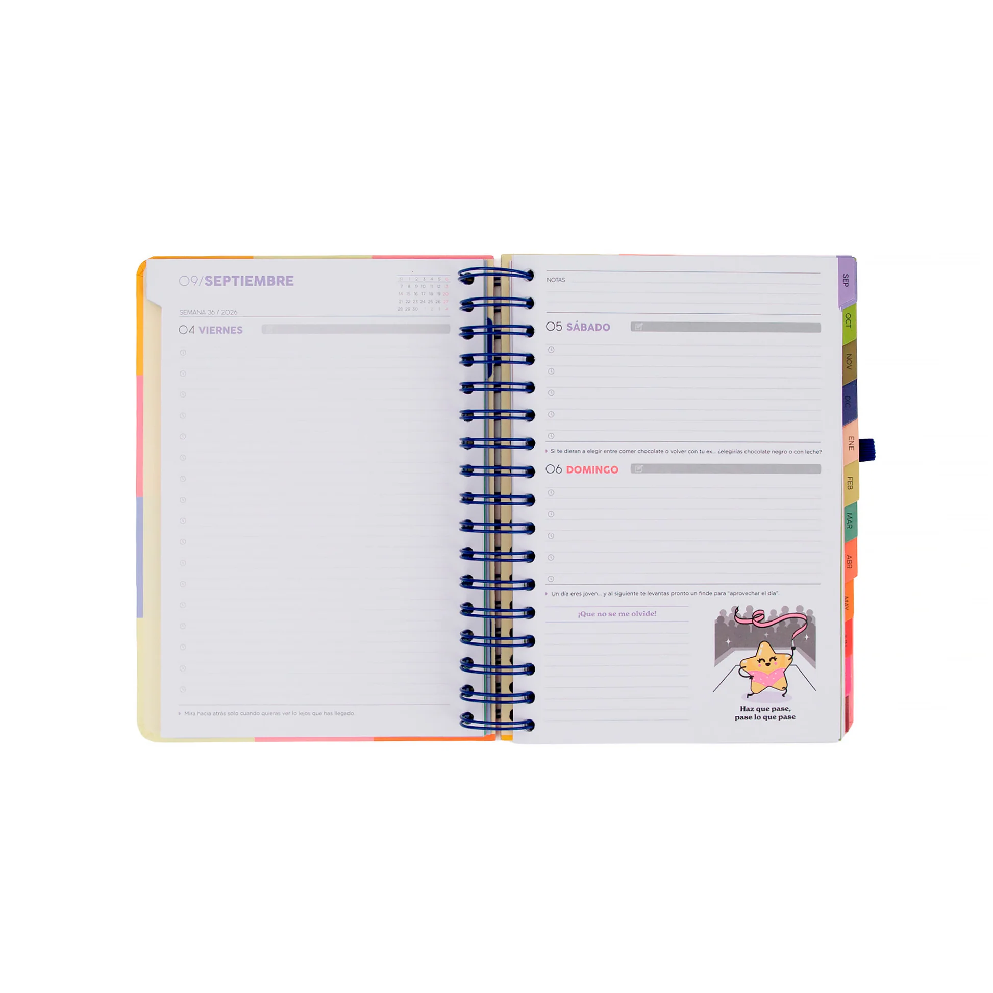 AGENDA MR. WONDERFUL PEQUEÑA 2026-27 DIARIA - LA PAUSA PERFECTA - Imagen 4