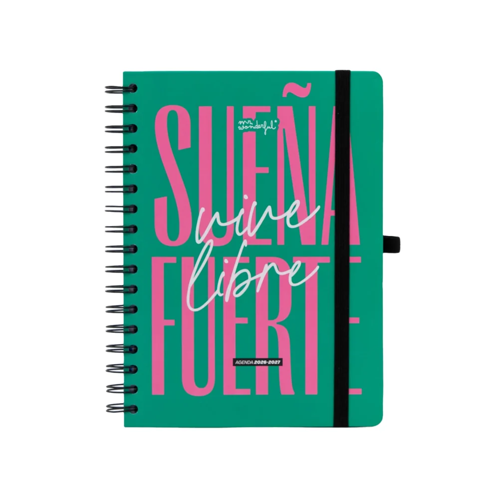 AGENDA MR. WONDERFUL 2026-27 SEMANAL 18 MESES - SUEÑA FUERTE, VIVE LIBRE