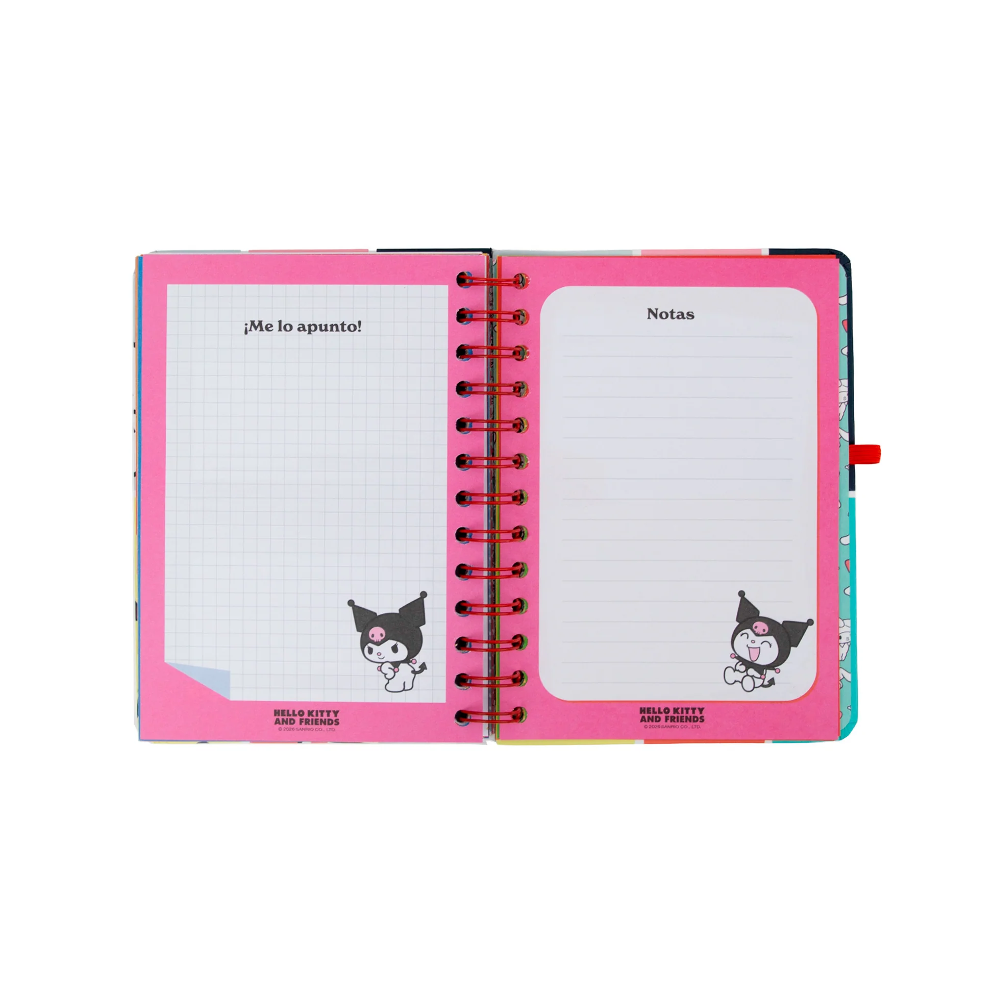 SET AGENDA MR. WONDERFUL 2026-27 PEQUEÑA SEMANAL HELLO KITTY & FRIENDS SEMANAL + 3 BOLÍGRAFOS BO-BO - SOMOS EL MEJOR EQUIPO - Imagen 10