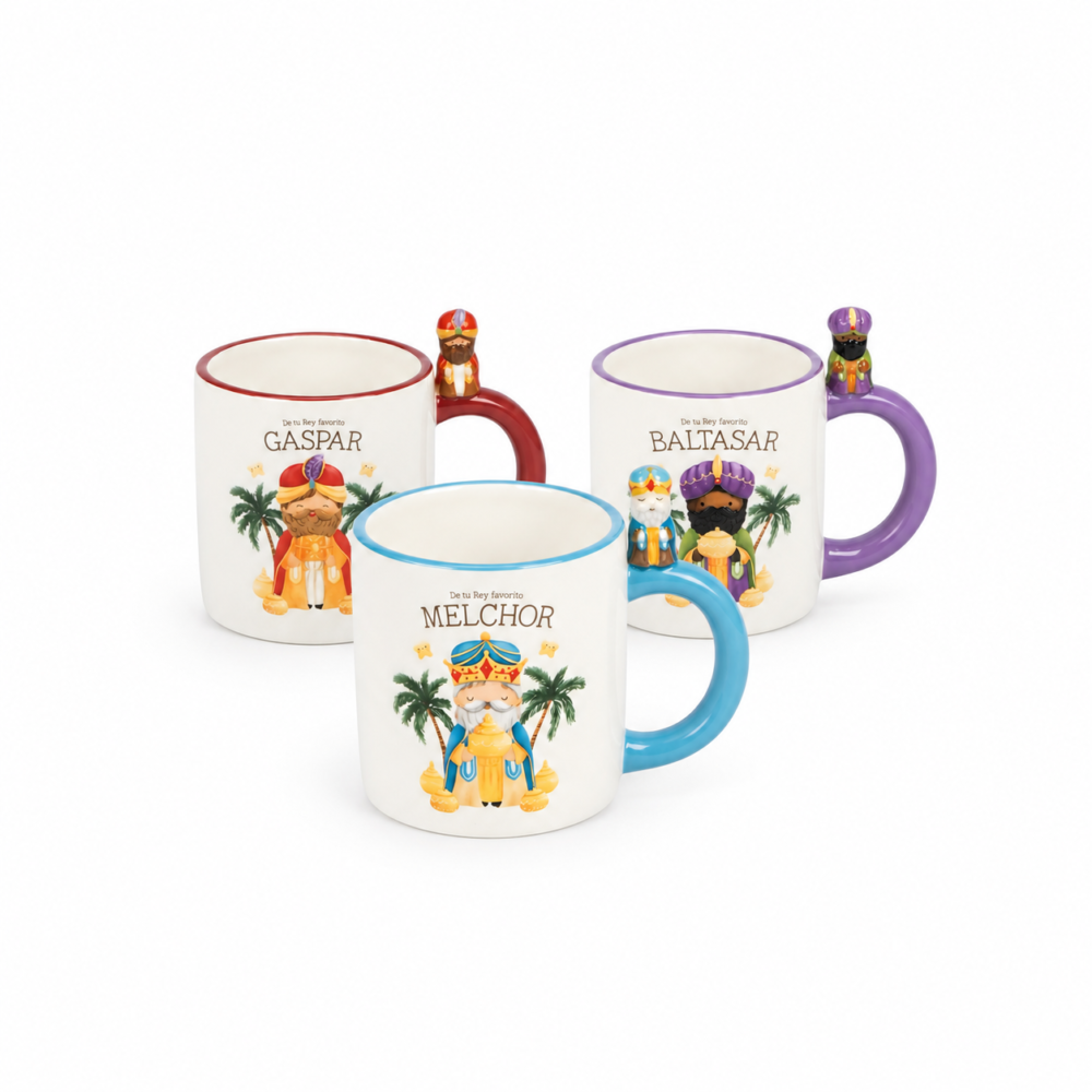 TAZA 414 ML - REYES MAGOS FAVORITOS (Varios modelos)